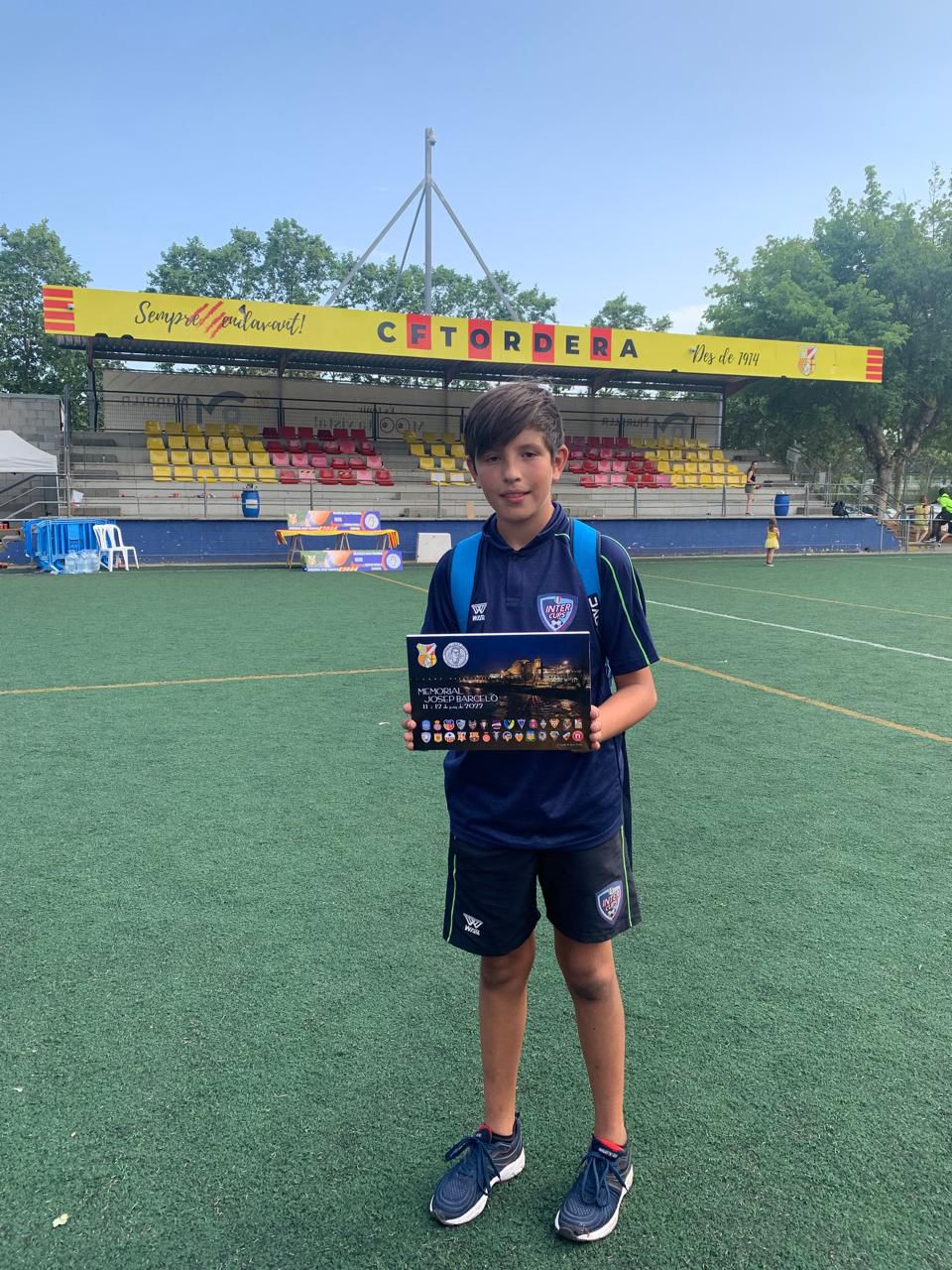 Matías Gamboa Barros en el torneo Intercups, Barcelona